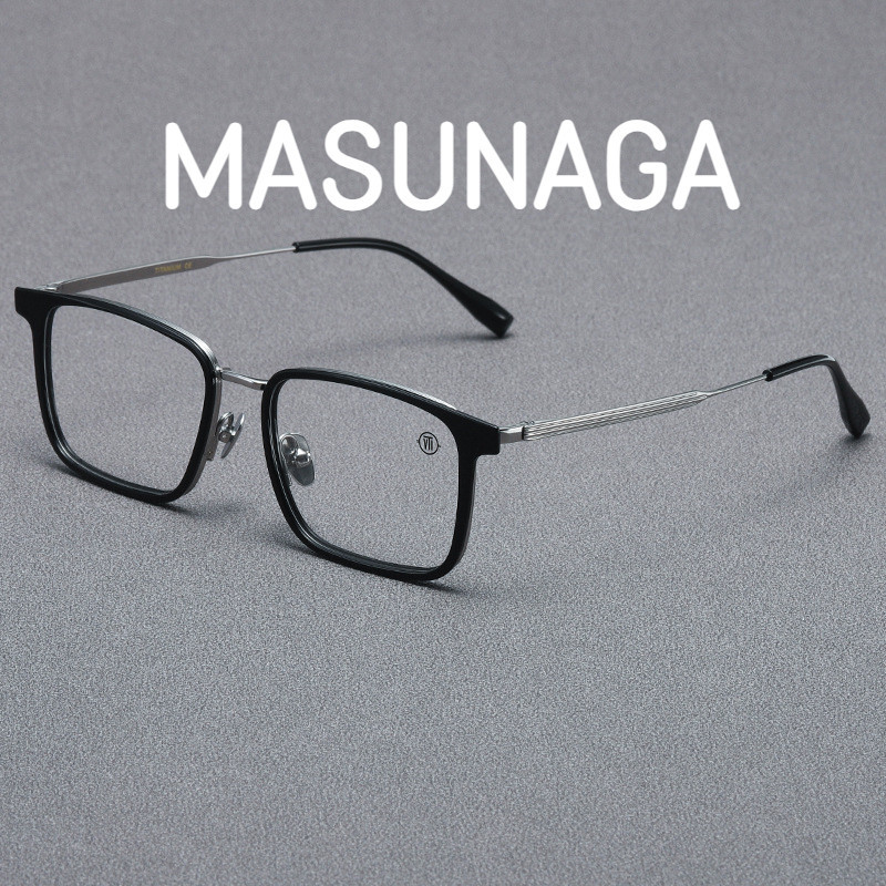 【Ti鈦眼鏡】增永MASUNAGA GMS 611 系列 純鈦板材眼鏡框 超輕商務眼鏡框