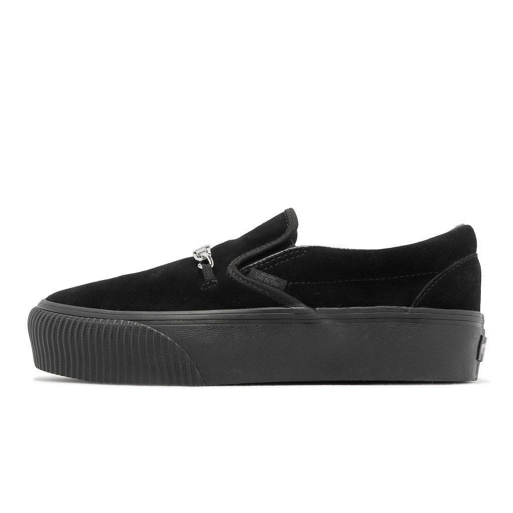 Vans 厚底樂福鞋 Slip-On Platform Karina Rozunko 男女鞋 黑 VN000BC9BLK