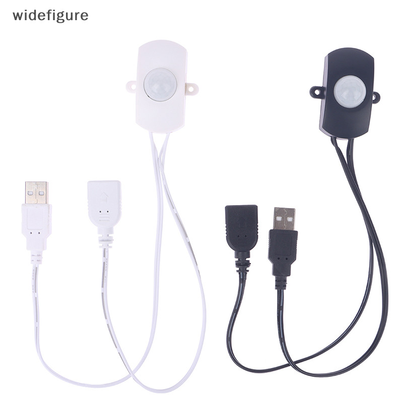 Widefigure USB PIR 運動感應開關 5A DC 5-24V 人體紅外智能感應檢測開關,用於 LED 燈條