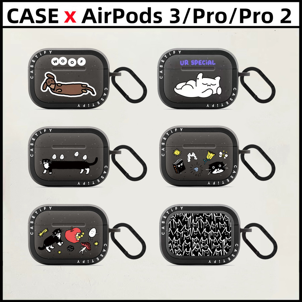 Casetify【woof Ur 特別流浪貓】TPU AirPods Case For AirPods 3 Pro 2
