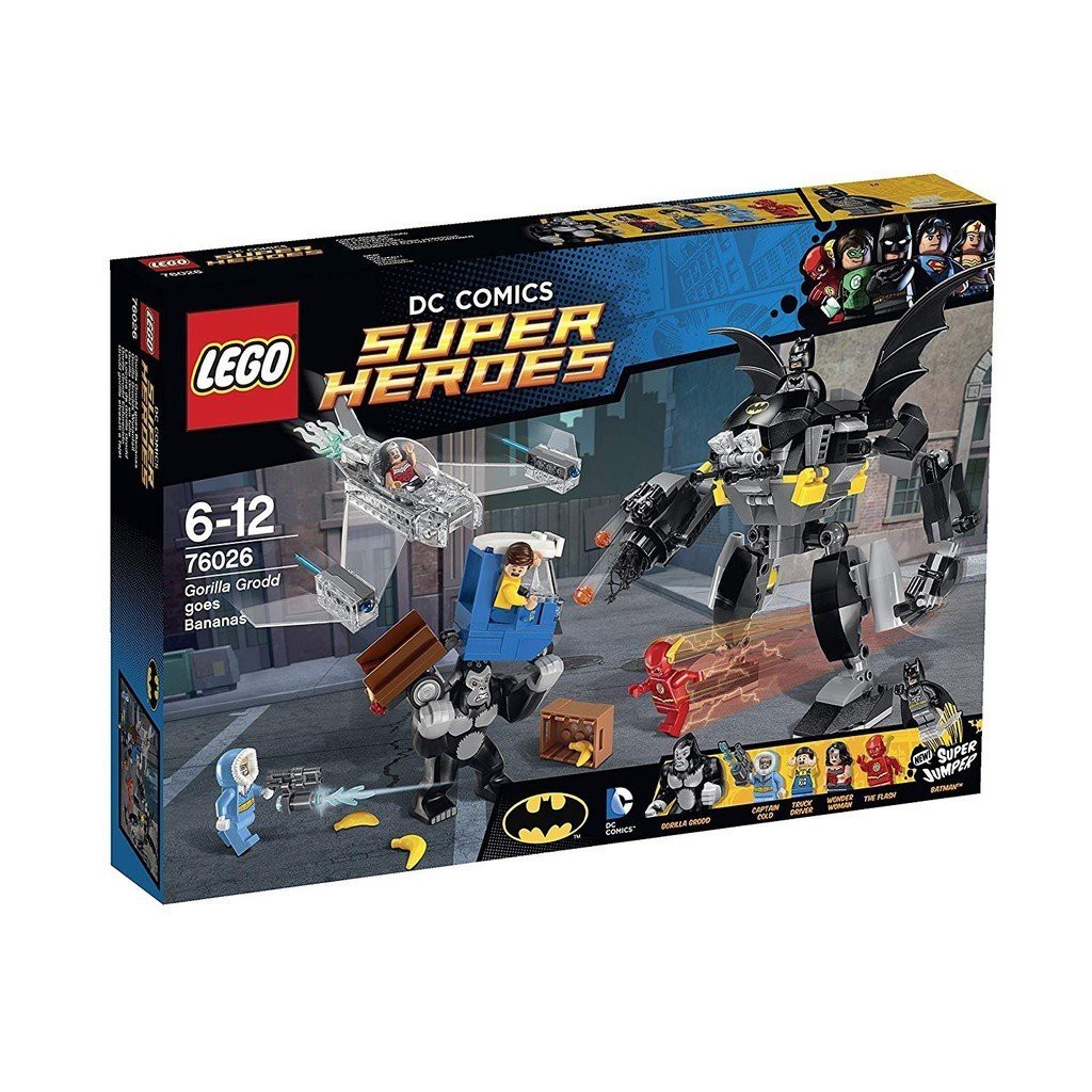 請先看內文 LEGO 樂高 76026 大猩猩攻擊 (神力女超人、閃電俠、寒冰隊長〉超級英雄系列