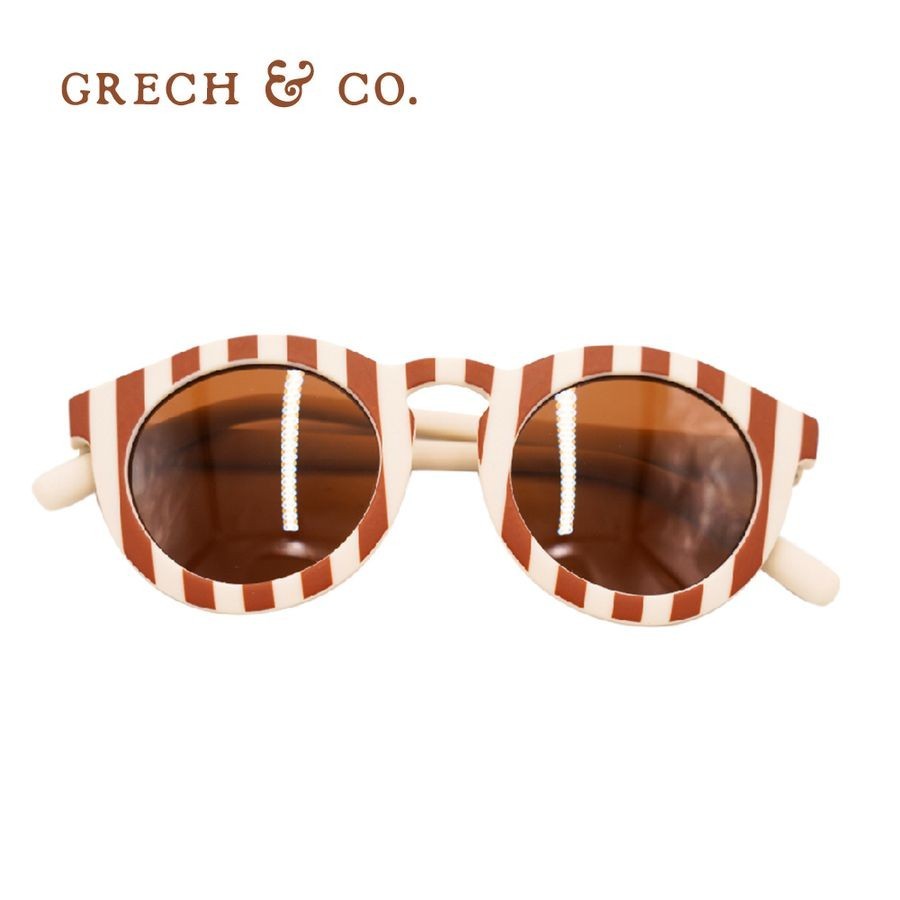 Grech&amp;Co.偏光太陽眼鏡v3/ 嬰兒/ 條紋白 eslite誠品
