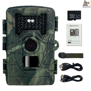 Snrx 36MP 1080P 日夜照片視頻拍攝攝像機多功能戶外動物觀察屋監控攝像機 IP54 防水帶 34 紅外燈攝像