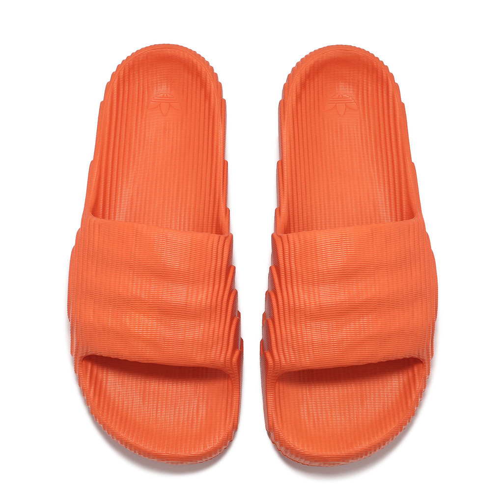 adidas 拖鞋 Adilette 22 男鞋 女鞋 橘 3D 等高線圖 愛迪達 涼拖鞋 [ACS] IF3660