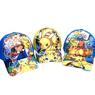 Pokemon兒童帽子/皮卡丘棒球帽/印花卡通鴨舌帽/遮陽帽潮***-