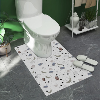 【馬桶地墊】衛生間馬桶u型地貼腳墊腳踏廁所防水耐髒pvc地墊洗手間浴室防滑墊