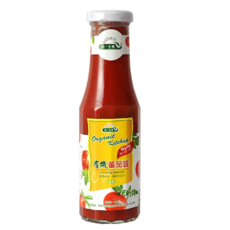 統一生機 有機番茄醬 270g瓶 番茄 醬 番茄醬 早餐 煎 蛋 歐姆蛋 茄紅素 鹽 醬汁【蜜蜂超市 BeeMart】