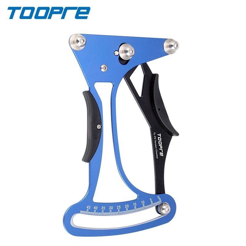 TOOPRE腳踏車車圈校正工具輻條張力計P2輪組鋼絲調圈編圈測量扳手