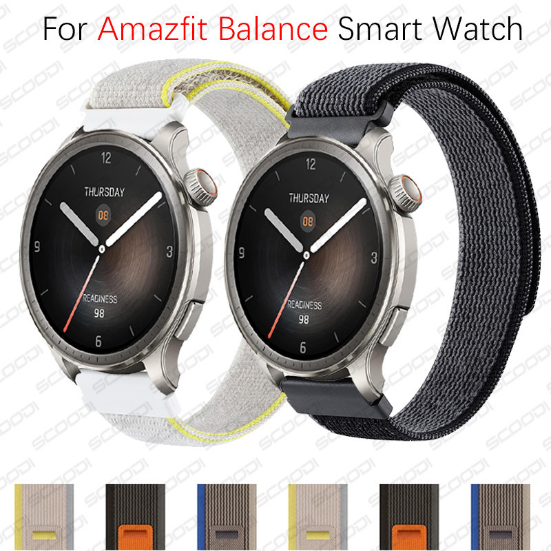 適用於 Amazfit Balance 智能手錶錶帶腕帶手鍊的 Trail loop Band