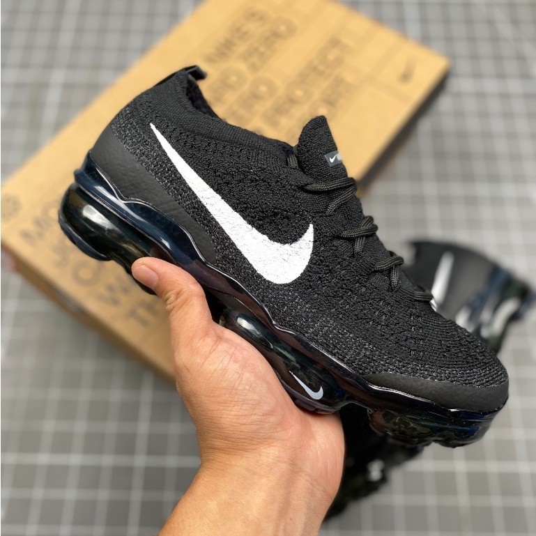 奈吉 N_K ike Air VaporMax 2023 Flyknit FK “Black Sail” 男女跑鞋休閒運