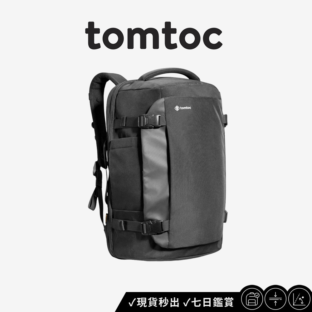 【Tomtoc】城市旅人後背包 40L (適用16吋Macbook Pro) 大容量包款 旅遊包 戶外露營包 旅遊必備