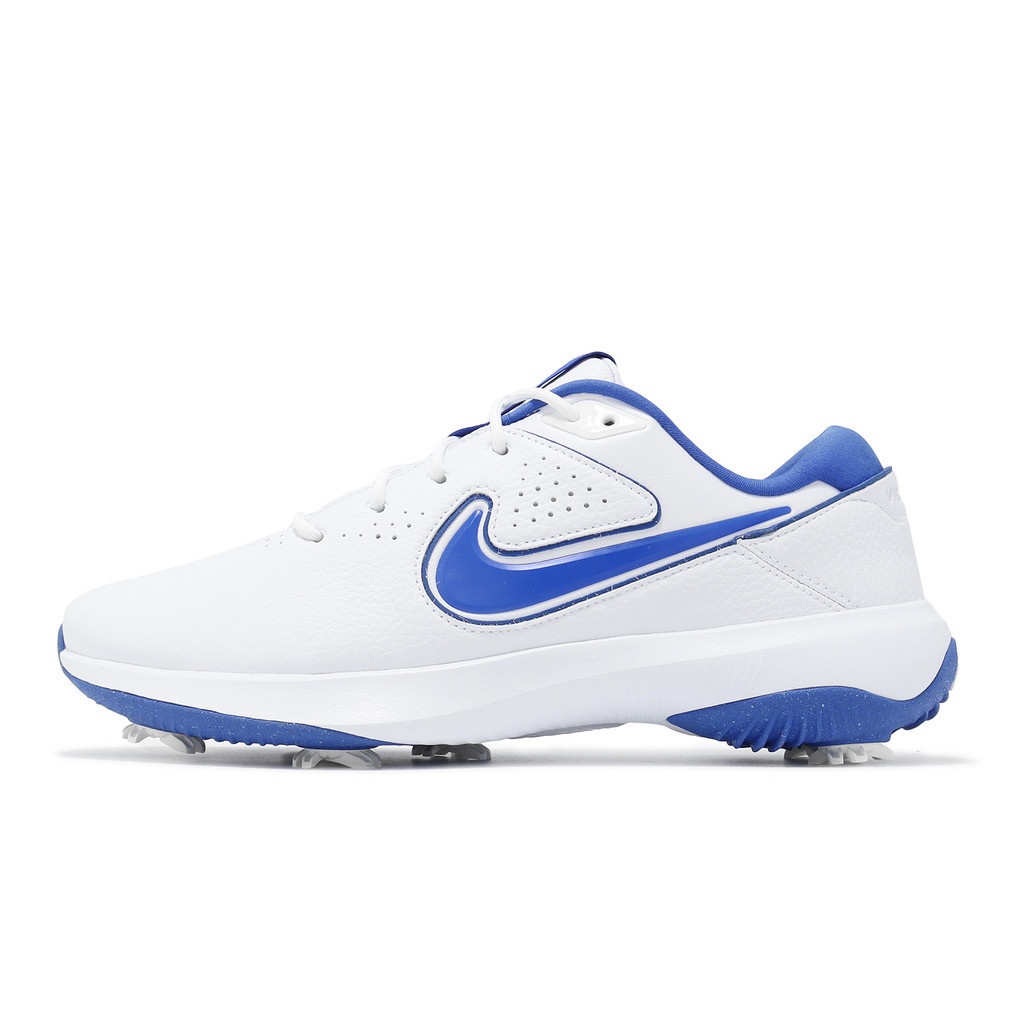 Nike 高爾夫球鞋 Victory Pro 3 NN 寬楦 白 藍 高球 防潑水 男鞋【ACS】 DX9028-140