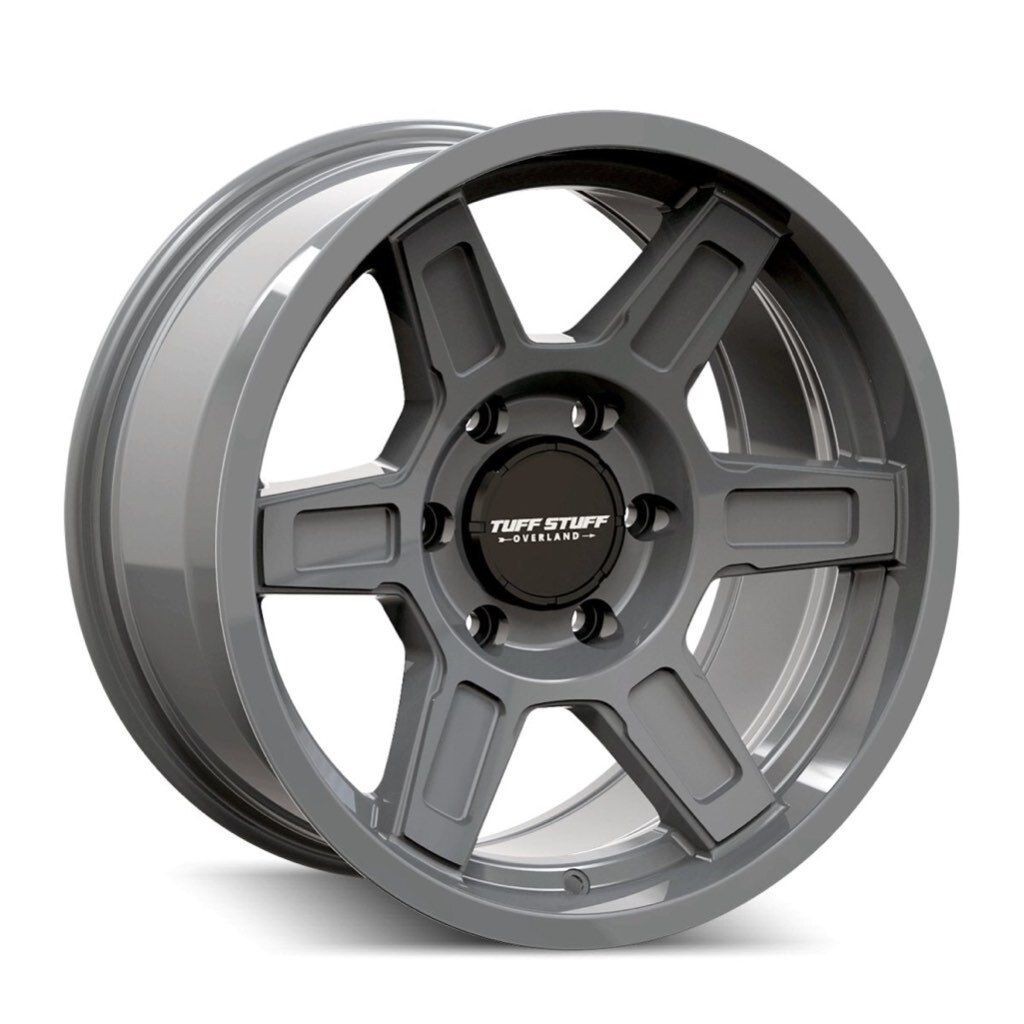 預購 / TUFF STUFF 17x8.5 鋁圈 輪胎 越野 改裝 輪框 off-road 灰色 質感灰