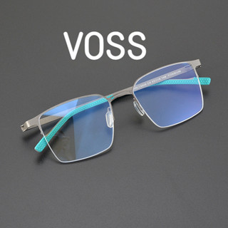 [TOTU眼鏡]金屬框眼鏡 VOSS新款無磁純鈦眼鏡架 商務時尚男女配近視防藍光大臉方框平光鏡