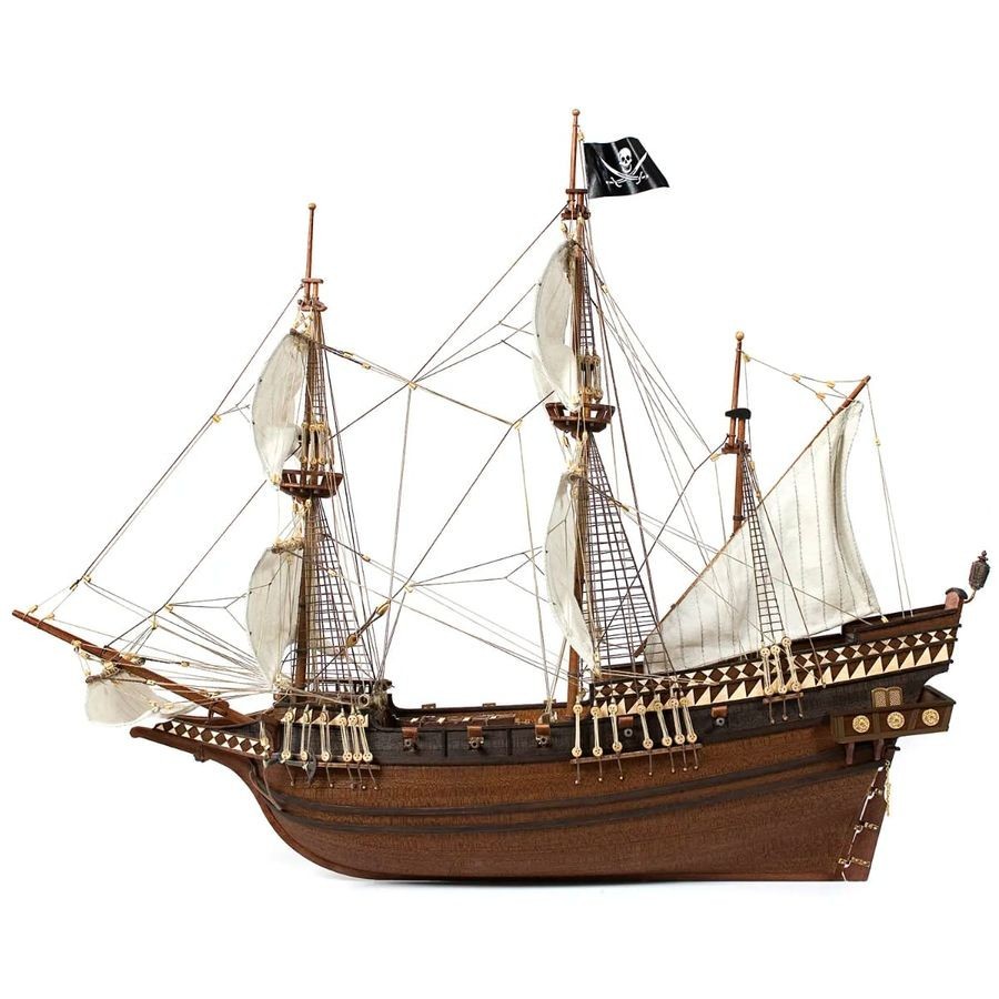 西班牙OcCre奧克爾Buccaneers加勒比海海盜船/ 居家動手作博物館等級模型船/ 難度易 eslite誠品