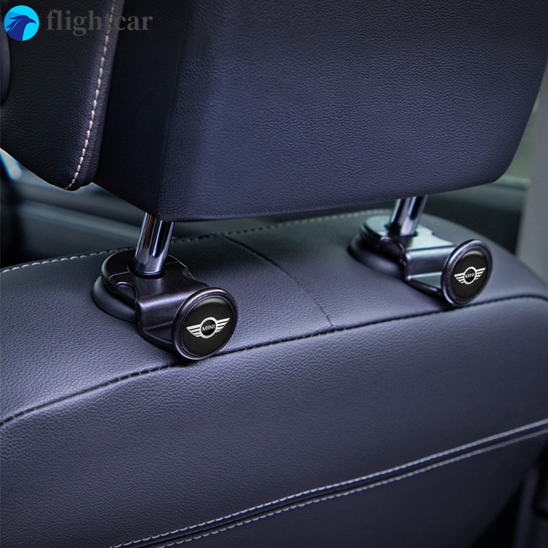 BMW (FT)1/2 件汽車座椅靠背隱藏式多功能掛鉤適用於寶馬 Mini Cooper Countryman Club