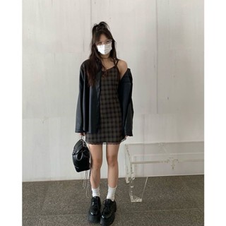 外套 女 短版上衣 外套 黑色pu皮衣外套女春季新款韓版