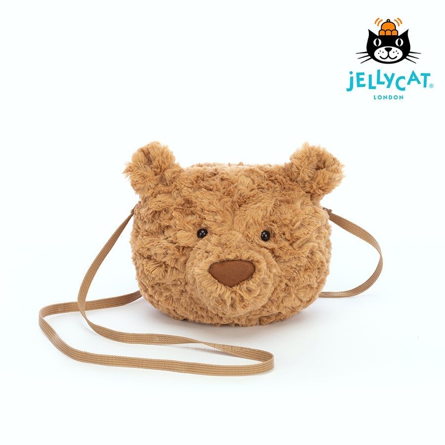 Jellycat熊麻吉/巴賽羅熊/笨笨熊斜背包 eslite誠品