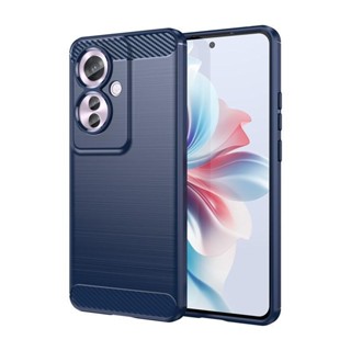 適用於OPPO Reno11 F 5G CPH2603 Reno11F手機殼鎧甲碳纖維TPU矽膠後蓋手機殼