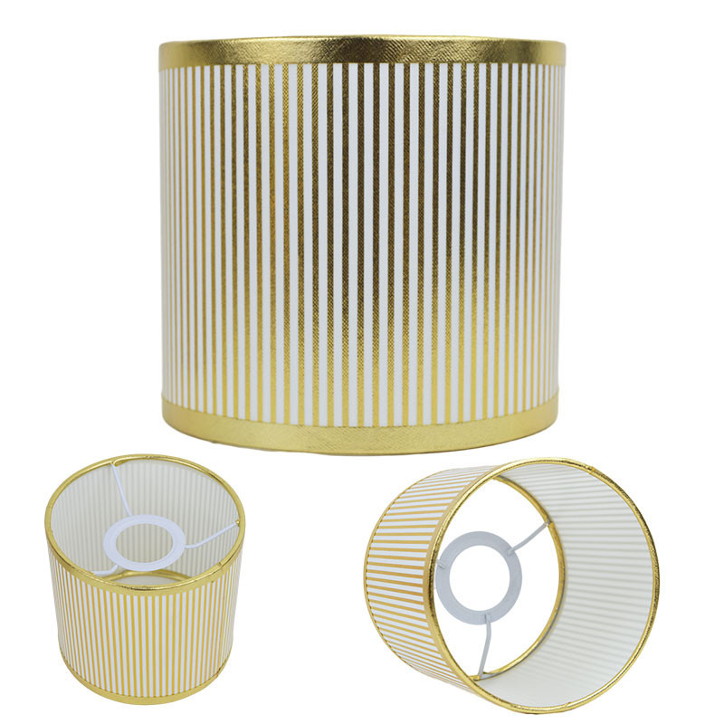 14cm 圓柱形織物燈罩,用於吸頂燈牆壁和檯燈罩,用於懸掛吊燈 E27 燈罩