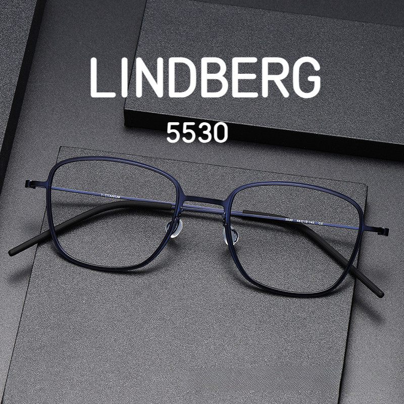 【Ti鈦眼鏡】純鈦眼鏡 商務全框眼鏡男 Lindberg 林德伯格 5530 小框近視眼鏡 可配度數眼鏡架 細框眼鏡 鈦