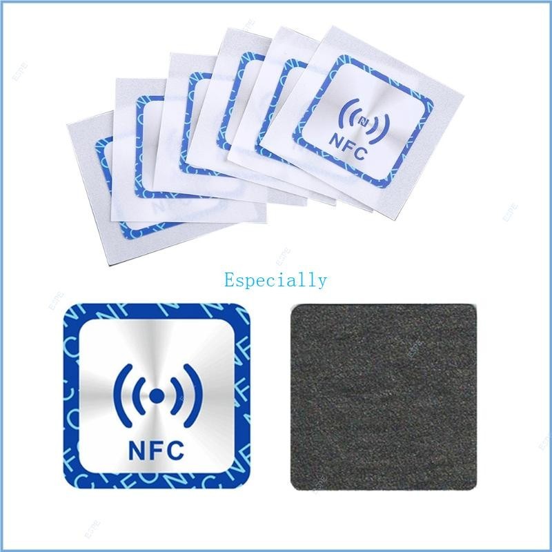 Esp 防金屬 Ntag213 貼紙 NFC Ntag213 標籤貼紙方形 NFC 貼紙可用容量 144 字節數據存儲