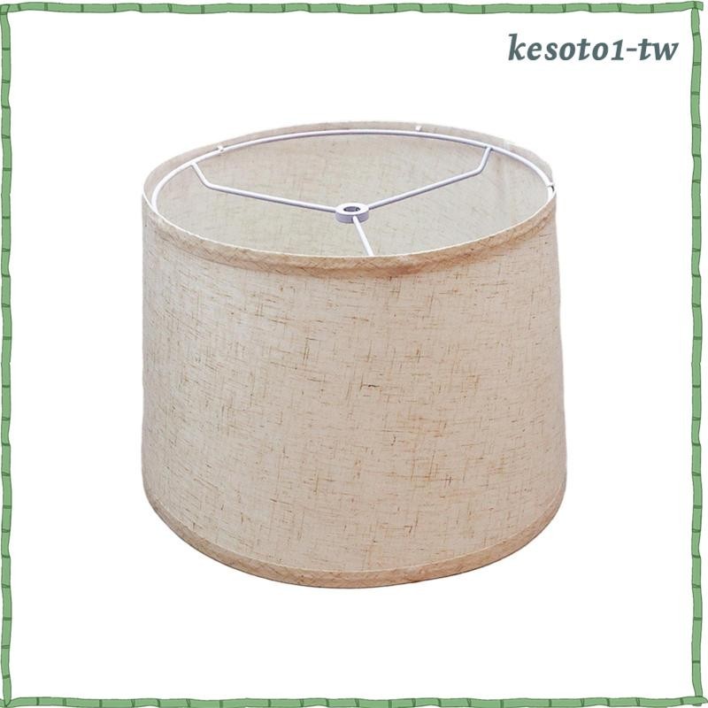 [KesotoaaTW] 優雅的小型檯燈織物燈罩 - 增強您的臥室裝飾
