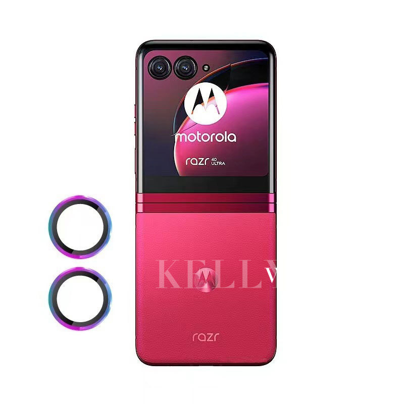 適用moto razr40ultra鷹眼鏡頭膜摩托羅拉折疊手機鋁合金鏡頭貼膜moto razr 40 ultra鏡頭貼膜