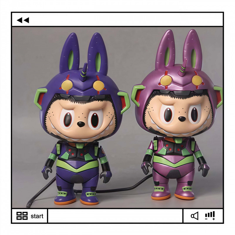 Labubu 初号機 新世紀 福音戦士 エヴァンゲリオン フィギュア ラブブ