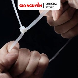 一套 100 個塑膠抽繩 - 超強格子塑膠抽繩,黑色和白色,厚實美觀 --