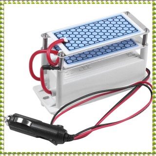 (P B X K) 發電機車載 12V 10G 便攜式陶瓷板空氣淨化器空氣消毒器車載空氣空氣淨化器臭氧發生器氣味