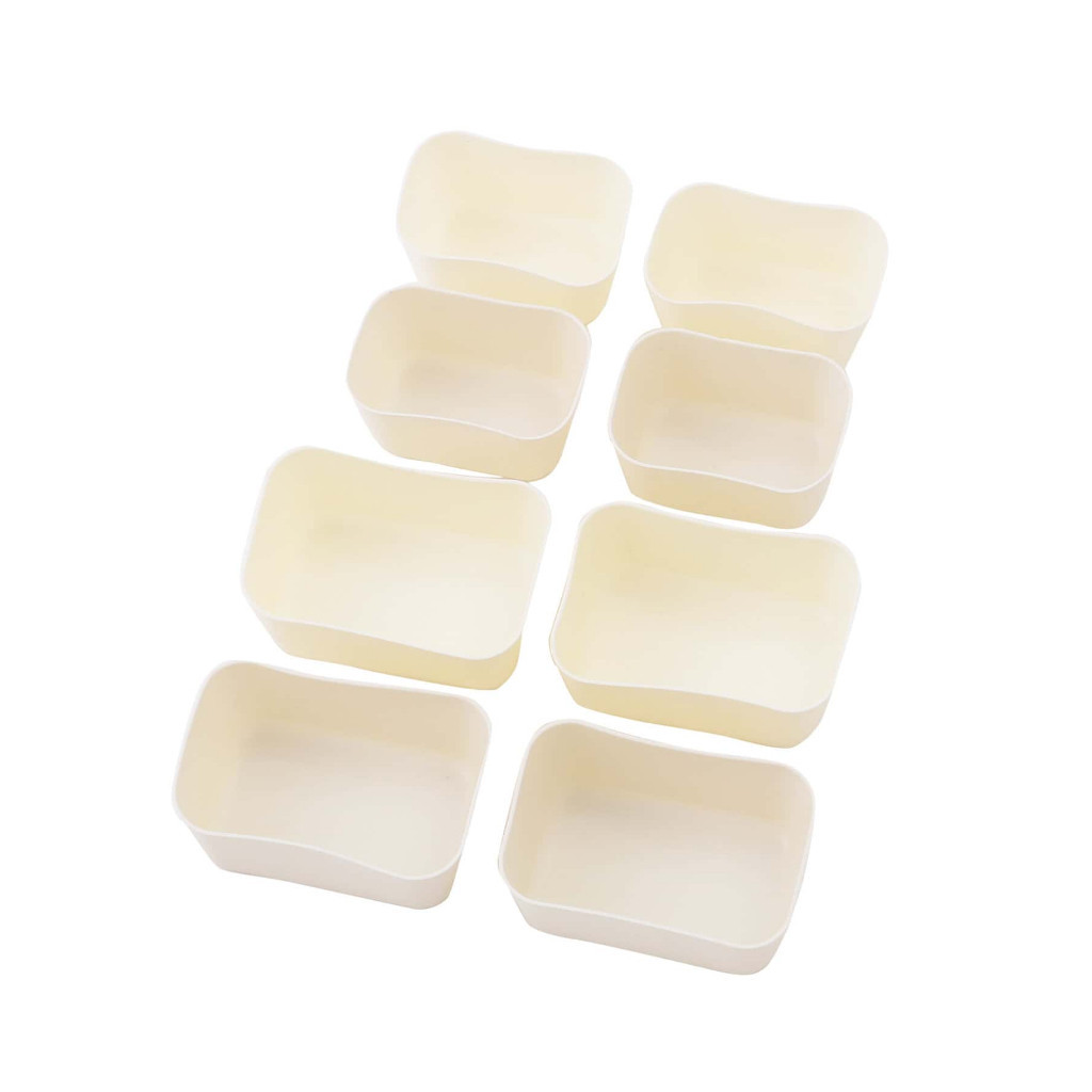 Qmi現貨✔ 日本正品 3coins 矽膠杯8件套 矽膠模 蛋糕杯 果凍 寶寶副食品 耐高溫 模具 烘焙 J-3C159