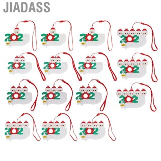 Jiadass 3 件裝 PVC 家庭成員雪人圖案聖誕裝飾吊飾