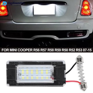Digifounder 1PC 汽車 Canbus LED 牌照燈組件更換 Mini Cooper R56 R57 R5