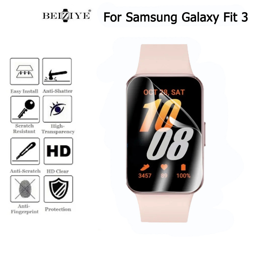 手錶水凝膜 三星 Galaxy fit 3手錶保護貼 samsung galaxy Fit3手錶膜