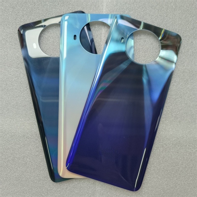 XIAOMI 適用於小米 Redmi Note 9 Pro 5G 3D 玻璃電池蓋後門後殼外殼帶徽標更換部件