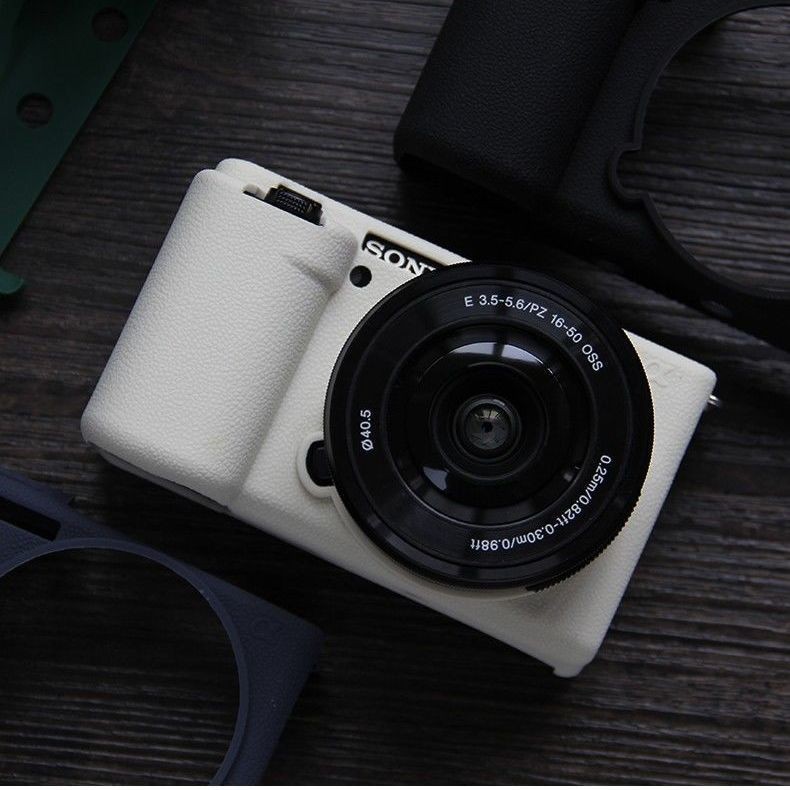 【現貨】適用索尼ZV-E10矽膠套 zv-e10專用微單相機包 便攜保護套 手包 FWXF
