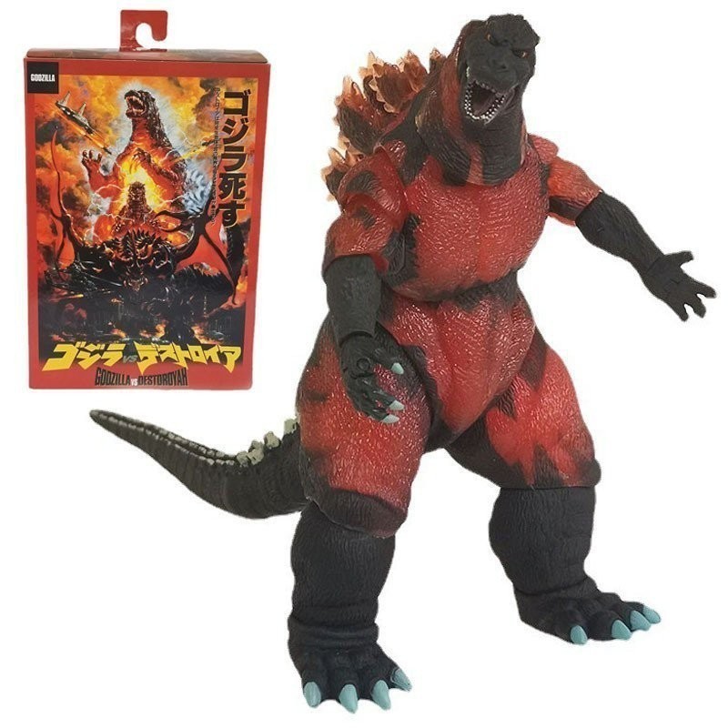 《關注有禮》NECA1995紅蓮哥斯拉godzilla哥吉拉怪獸手辦模型SHM可動玩具盒裝