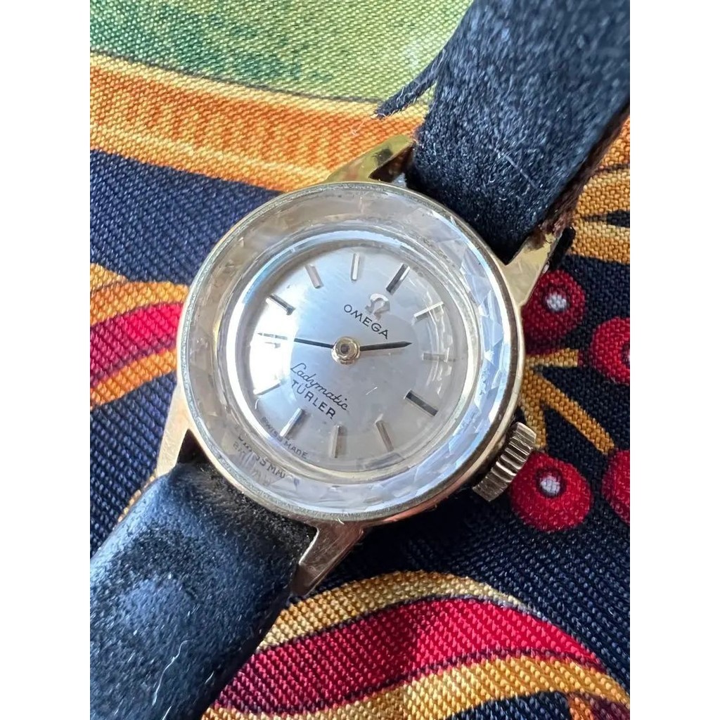 OMEGA 歐米茄 手錶 LADY MATIC TURLER 手動上鍊 玻璃切割 日本直送 二手