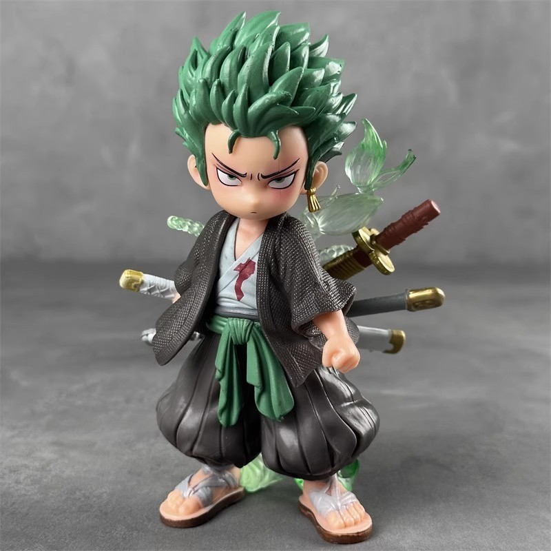 15 厘米動漫可愛 Roronoa Zoro 可動人偶生日 PVC