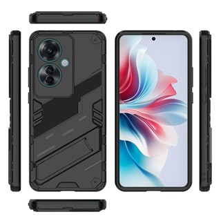 適用於 OPPO Reno11 F 5G Reno11F CPH2603 Case Armor 防震硬後蓋支架手機殼