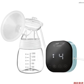 Bebebao BB-E001 便攜式電動吸奶器低噪音無痛餵奶泵 3 種模式 9 級吸力帶顯示屏,適合家庭辦公室旅行