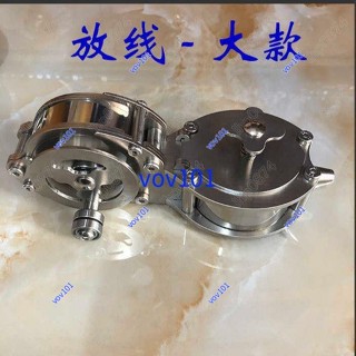 爆款熱銷&墨斗放線施工木工不銹鋼彈線器手搖鋁合金老式劃線器金屬耐摔建築✨特惠