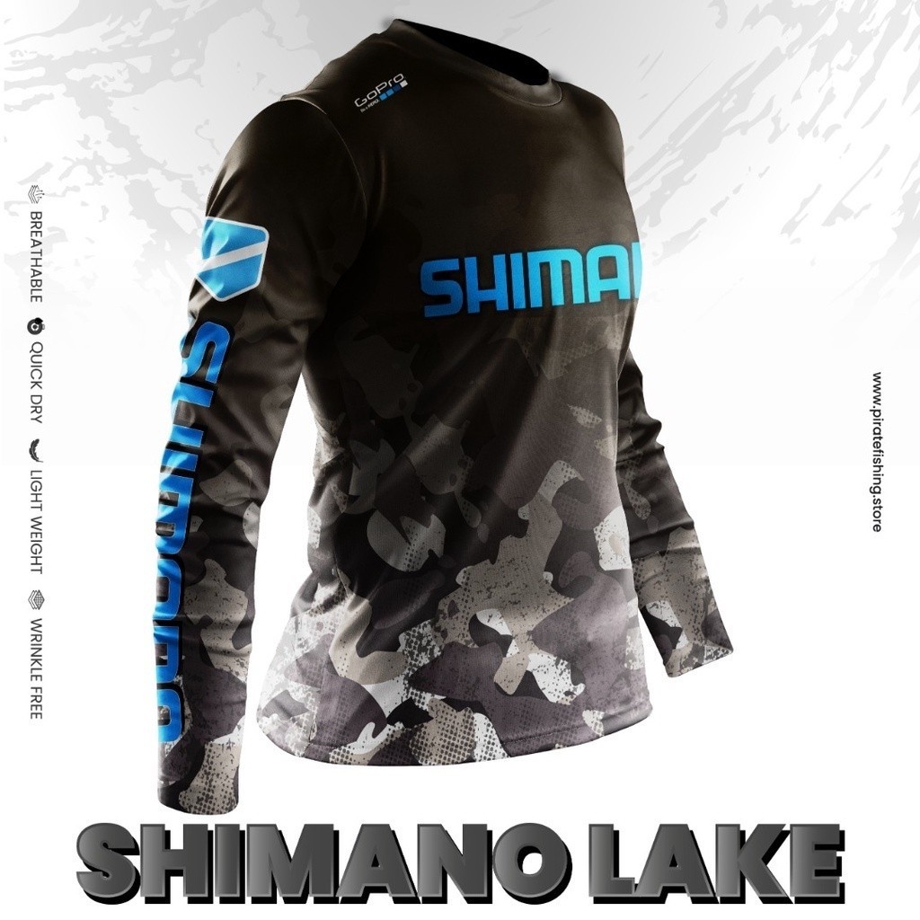 襯衫時尚shimano釣魚時尚球衣baju pancing shimano