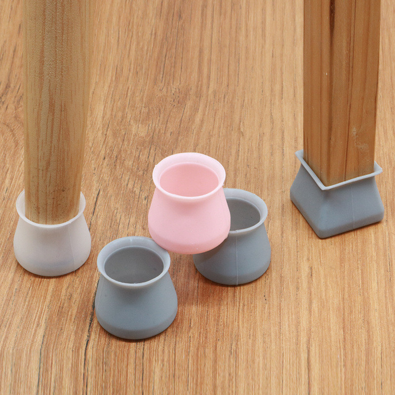 加厚耐磨防滑矽膠桌椅腳套傢俱靜音實木地板保護墊椅子凳子桌腳墊