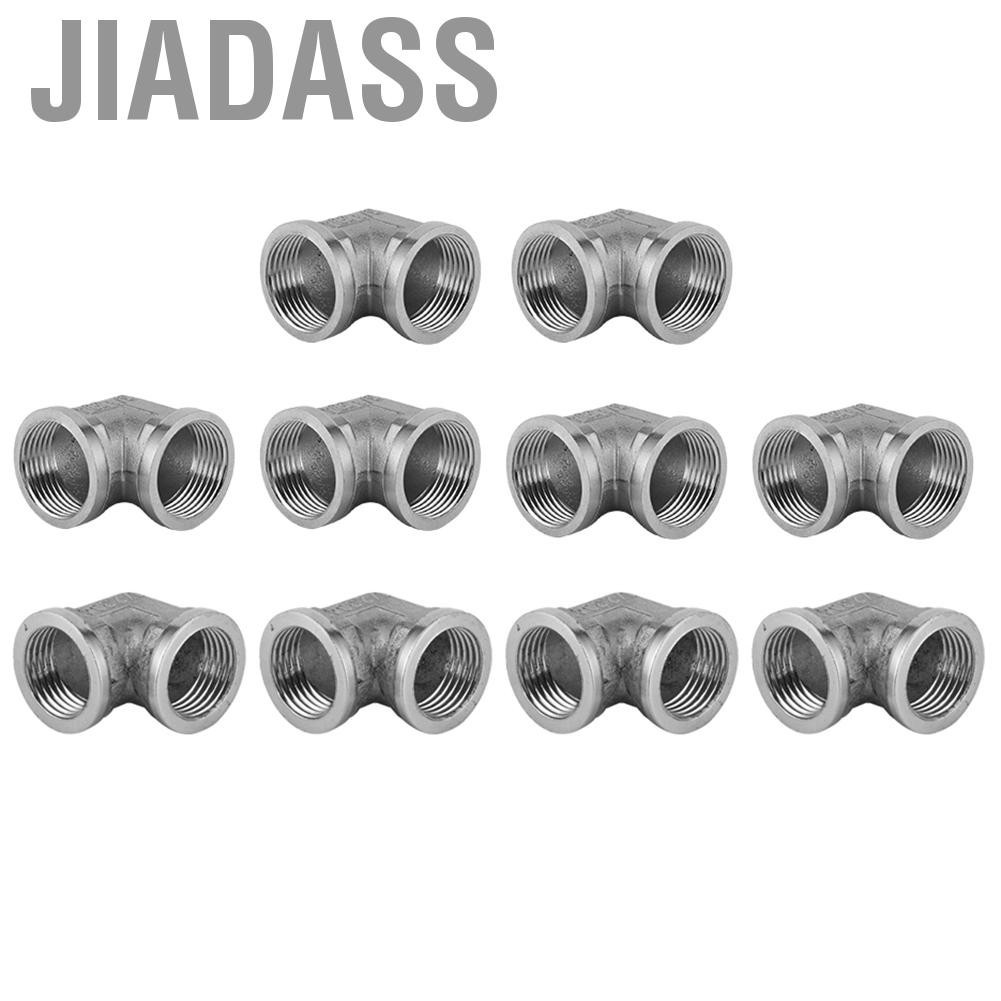 Jiadass 花園軟管彎頭接頭 5 件 304 不銹鋼高品質