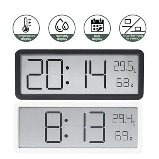 液晶屏數字掛鐘時間溫度濕度時間顯示電子時鐘桌面數字時鐘電池供電