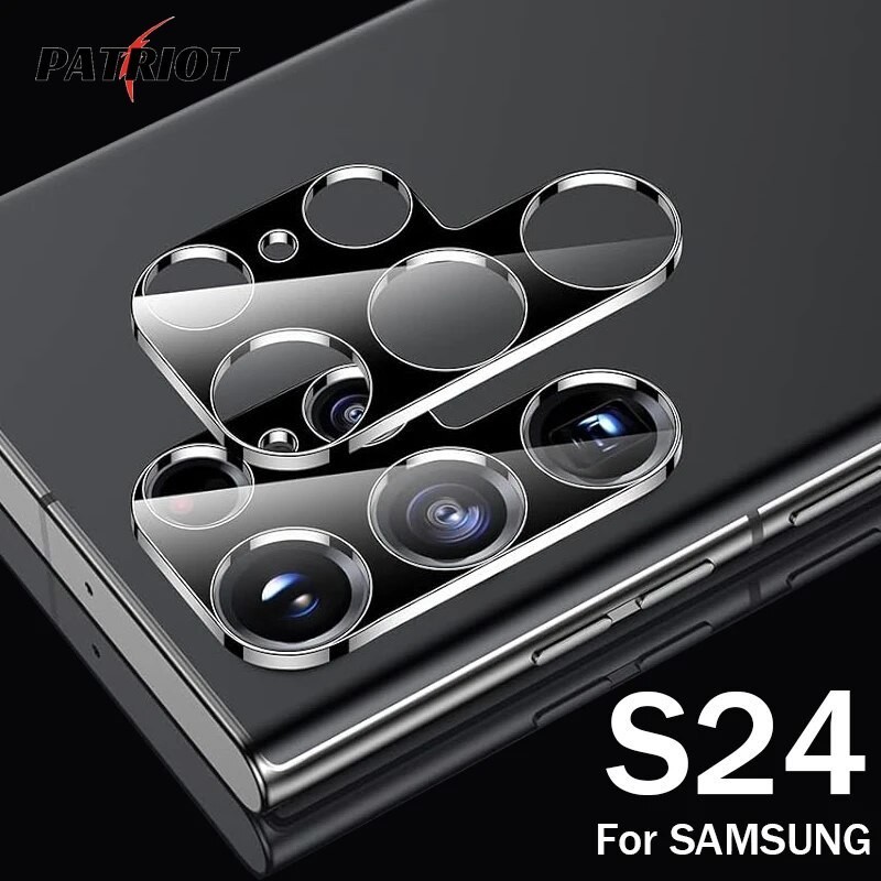 SAMSUNG 3 件兼容三星 Galaxy S24 - 高清透明高級保護膜 - S24 Plus Ultra 防刮鏡頭