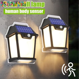 [精選] 人體感應燈 - 戶外太陽能壁燈 - 智能 LED 小夜燈 - 防雨裝飾照明 - 適用於別墅、公園、走廊、大門