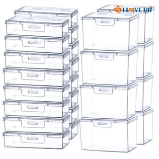 空透明長方形收納盒/小卡片物件分類容器/家用桌面抽屜收納盒